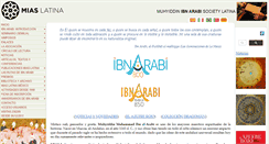 Desktop Screenshot of ibnarabisociety.es